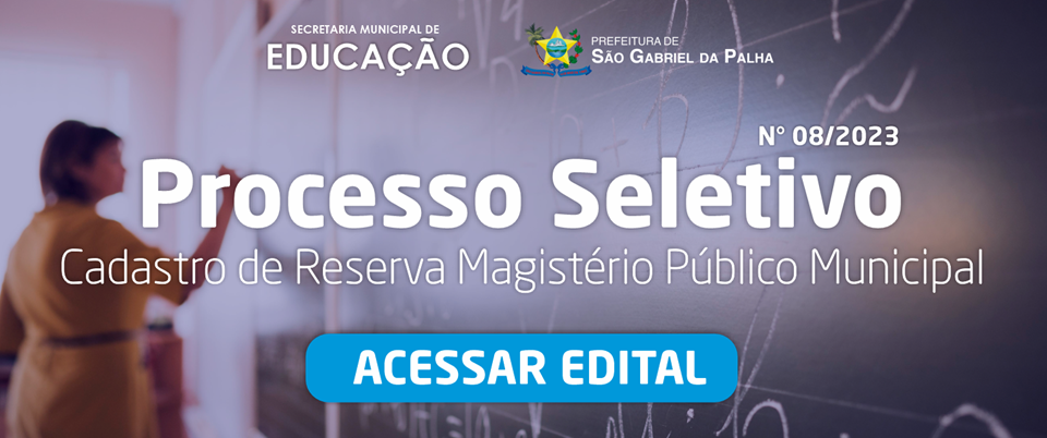 Pmsgp Edital De Processo Seletivo Para Cadastro De Reserva Do MagistÉrio PÚblico Municipal 2052